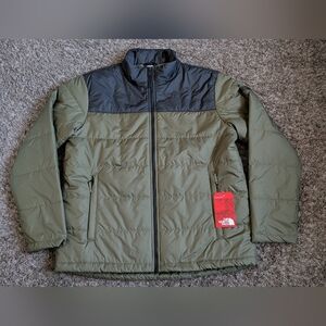 NWT The North Face Burnt Olive Green Everyday Zip Up Insulated Jacket Men's XL